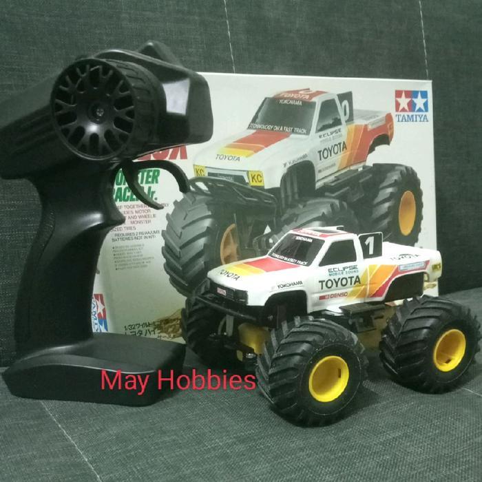 RC custom Toyota Hilux Tamiya Monster Racer jr 4WD skala 1:32 RTR