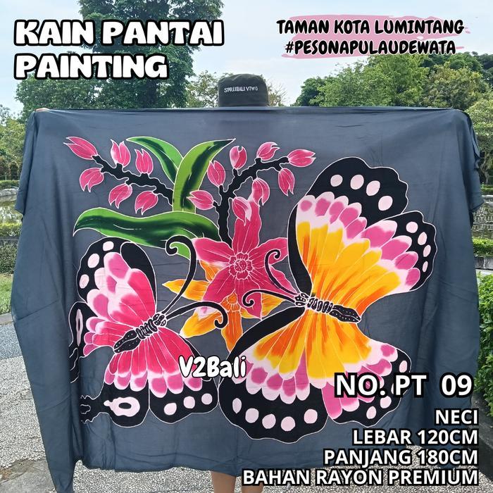 Kain Pantai Bali Premium Bahan rayon jumbo
