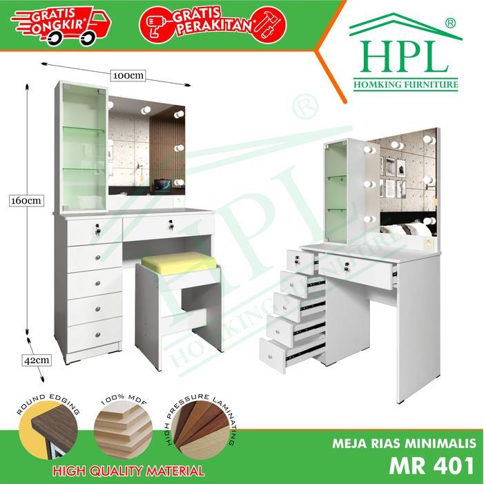 Meja Rias Minimalis Hpl Vanity