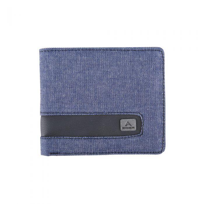 Eiger - Dompet Pria Dompet Denima Wallet 910003161 Blue Dompet Kartu Dompet Kulit