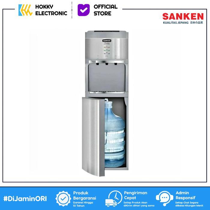 Sanken Hwd c555ic Hwd-c555ic Dispenser Air Galon Bawah 555ic Silver