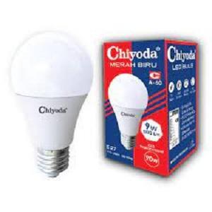 Lampu / Bohlam (Bulb) LED Chiyoda 9W (9 Watt) - Putih (Cool Daylight)