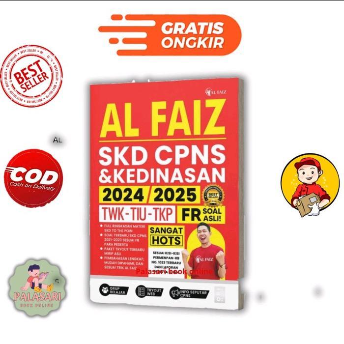 [Voucher] BUKU AL FAIZ SKD CPNS dan KEDINASAN 2024 2025 ( TWK-TIU-TKP ) FR SOAL ASLI buku cpns 2024