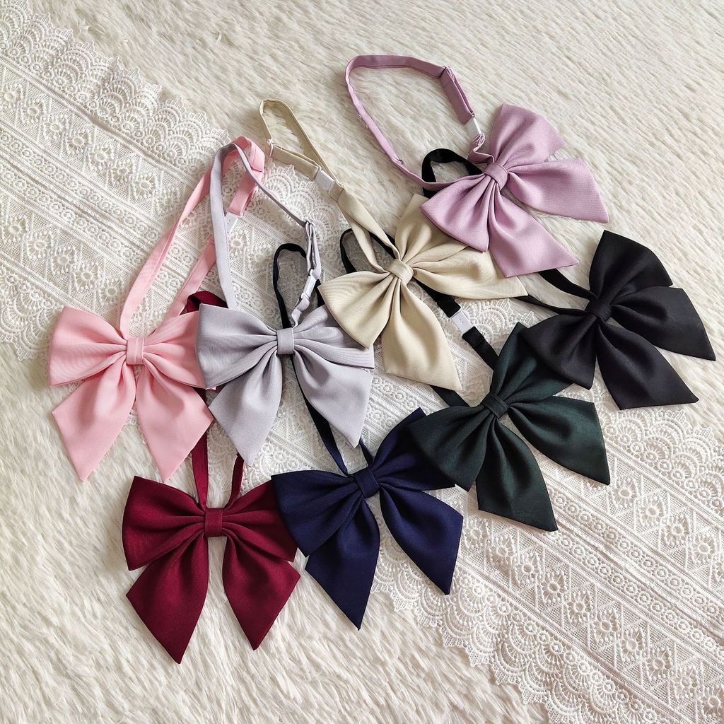 Japanese Style Uniform Jk Bow Tie Colorful Women'S Shirts Bowtie School Wedding Party Bowknot