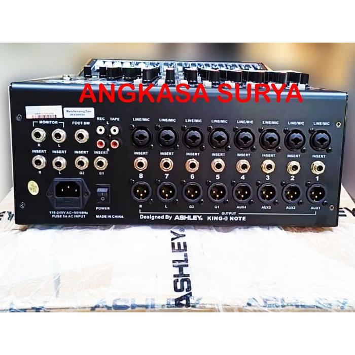Khusus Instan/Sameday Mixer Audio Ashley King 8 Note Compressor / Mixer Ashley King Note8 Original 8