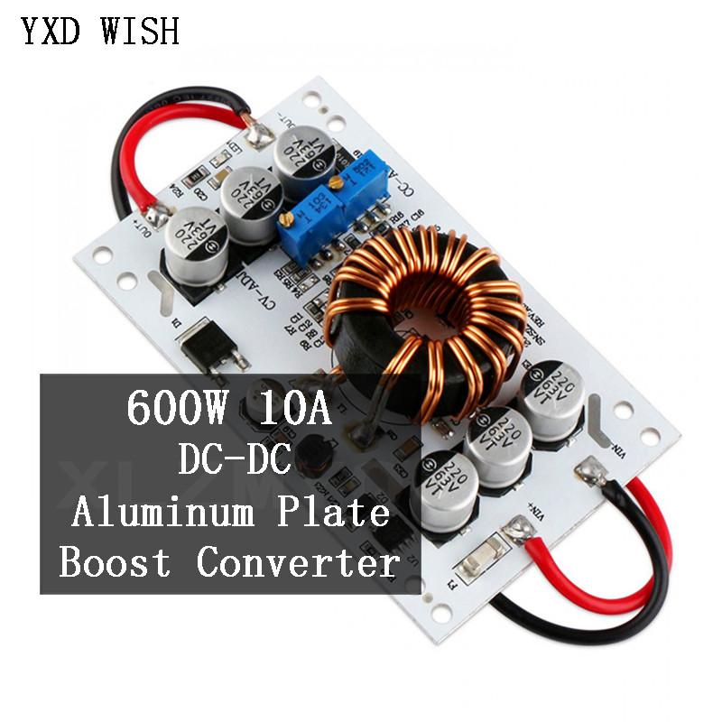 600W Dc-Dc Step Up Boost Converter Module Dc 12V 24V 36V 48V Power Supply Transformer 10V-60V To
