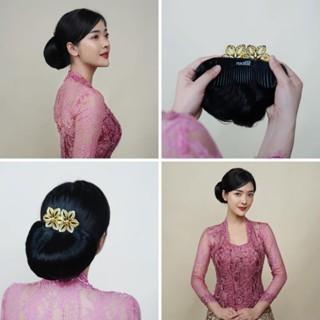 New nadiSSE Sanggul Rambut Modern Putri Jawa/ Cepol Rambut Praktis ala Kayangan/ Sanggul Sirkam