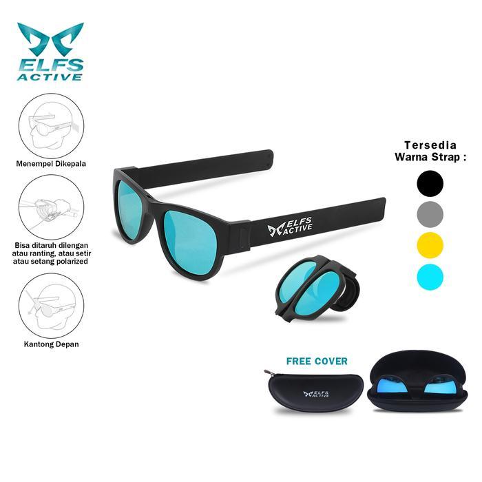 Eiger - Active Polarize Travel Sunglasses Kacamata Portable Frame Hitam Lensa
