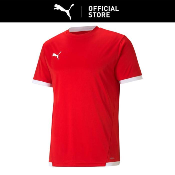 PUMA Kaus Jersey Sepak Bola Pria teamLIGA Red-White