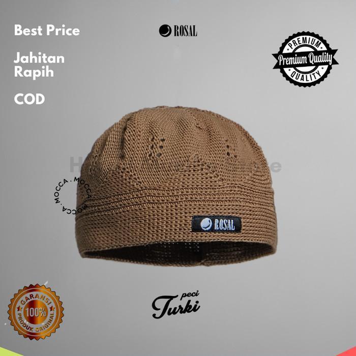 Peci Turki - Peci Rajut Turki Rosal - Peci solat/sholat/shalat