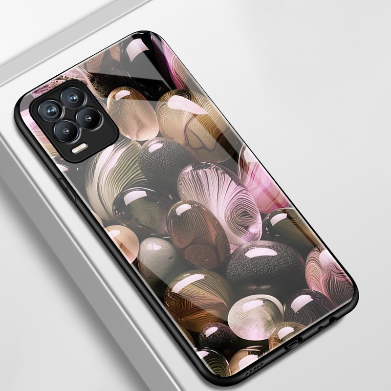 Casing Hp Untuk Realme 8 5G 8s 5G 8 Pro Case Casing HP Softcase Kaca Cangkang Keras Silikon Tepi Lem