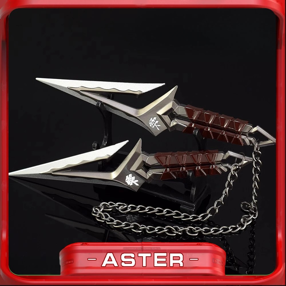 Valorant Weapon Kuronami No Yaiba Goden Color 16cm Uncut Ninja Melee Weapon Model Metal Game