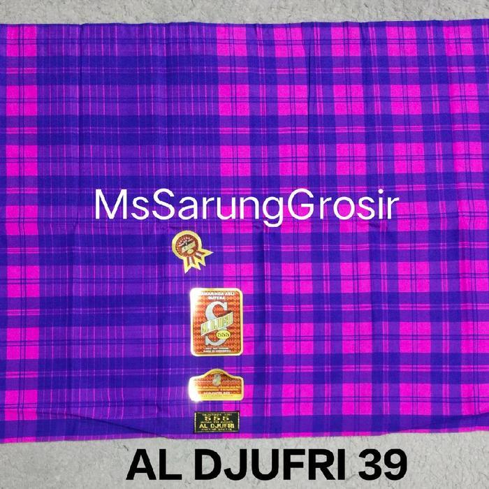 difv- Sarung Al Djufri 555 Motif Kotak Kdt Sandur Original Sutera