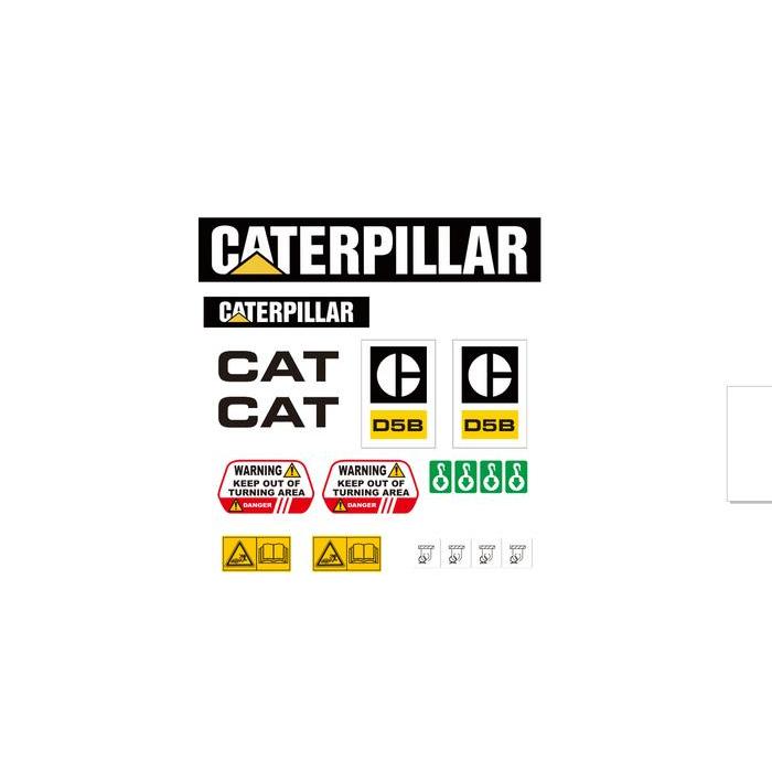 Stiker Dozer Cat D5B