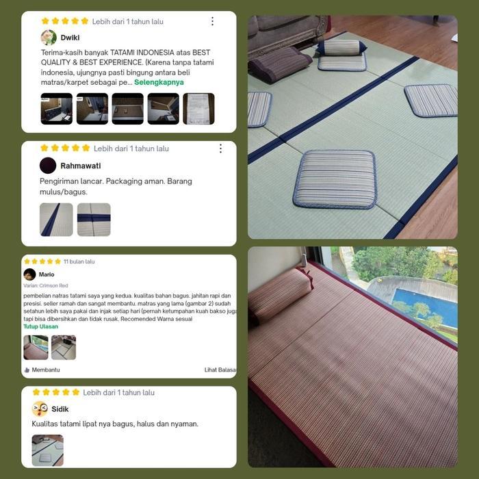 Diskon TATAMI LIPAT - Japanese Igusa Tatami Tikar Karpet Lampit Jepang Mat Matras Kasur Tatami Fold
