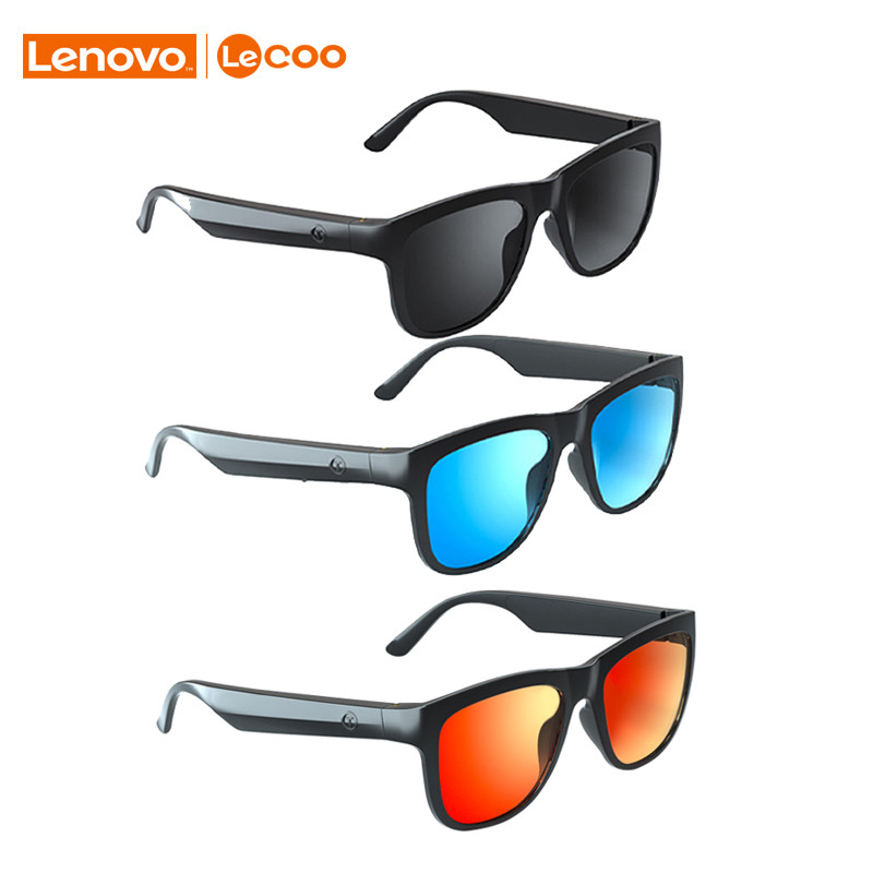 Lenovo Lecoo C8 Smart Glasses Headset Wireless Bluetooth Sunglasses