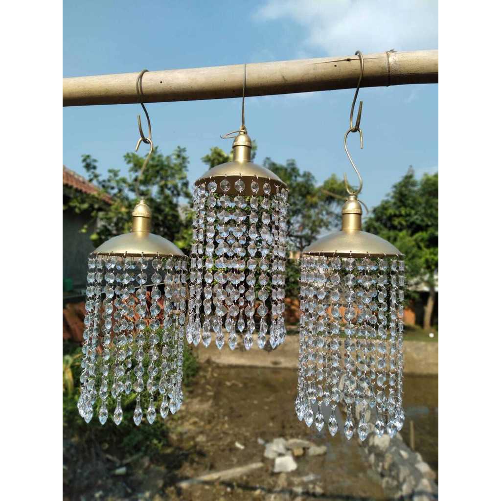 lampu kristal akrilik ubur