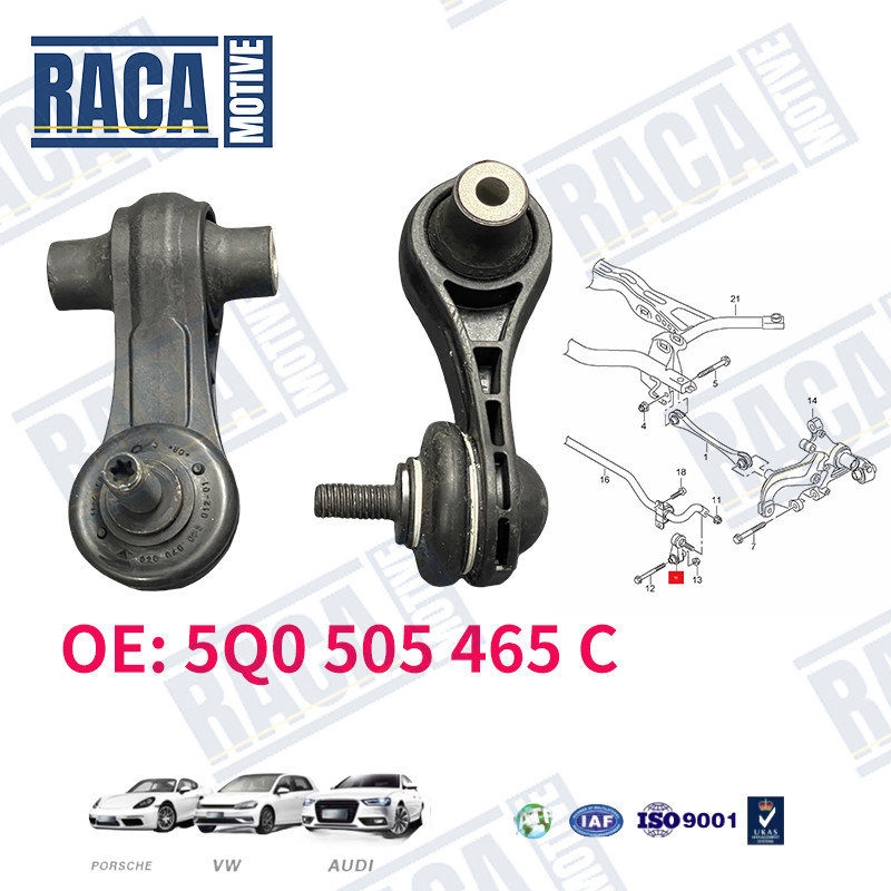 For Vw Golf Jetta Tiguan Passat B8 Audi A3 Tt 2Pcs Rear Axle Sway Bar End Links Fit 5Q0505465A