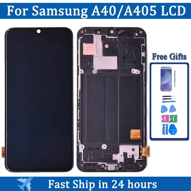 For Samsung For A40 Sm-A405F Sm-A405Fn Sm-A405Fm Sm-A405S Lcd Display Touch Panel Screen Digitizer