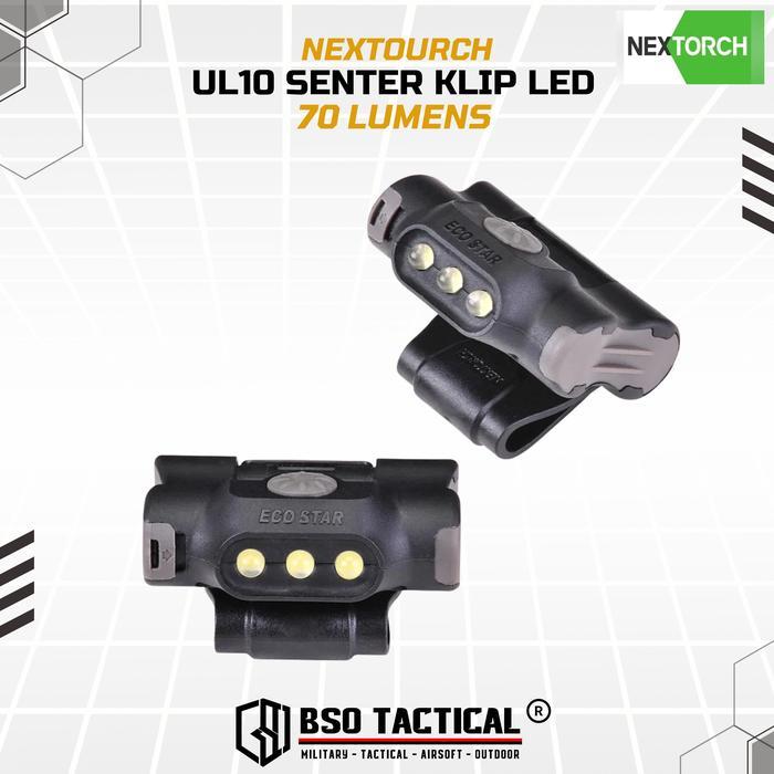 Senter Clip Nextorch Ul10 Outdoor Flashlight Led Multifunction 70 Lm Baterai Lampu Tbk