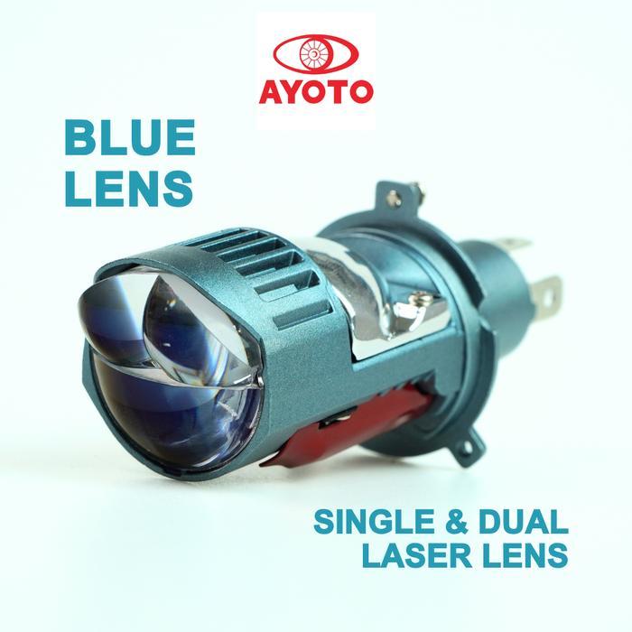 ( Live ) Ayoto Lampu Utama Mobil Motor Led A5 Socket H4 Kaki 3 Premium Hi Low Beam