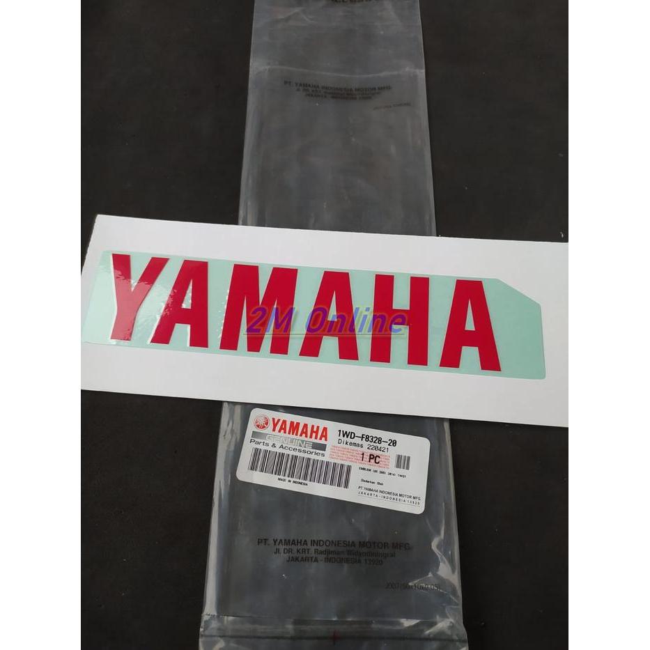 EMBLEM STICKER YAMAHA FAIRING R25 MERAH ORI YGP 1WD-F8328-20