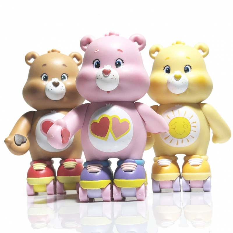 Carebears Cute Love Bear Blind Box / Rainbow Care Bears Doll Action Figure / Skateboard Ornament /