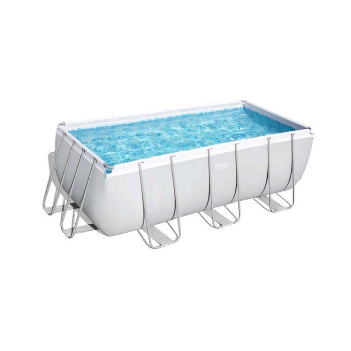 BESTWAY SET KOLAM RENANG AIR PORTABEL FRAME DENGAN FILTER 412X201X122 CM
