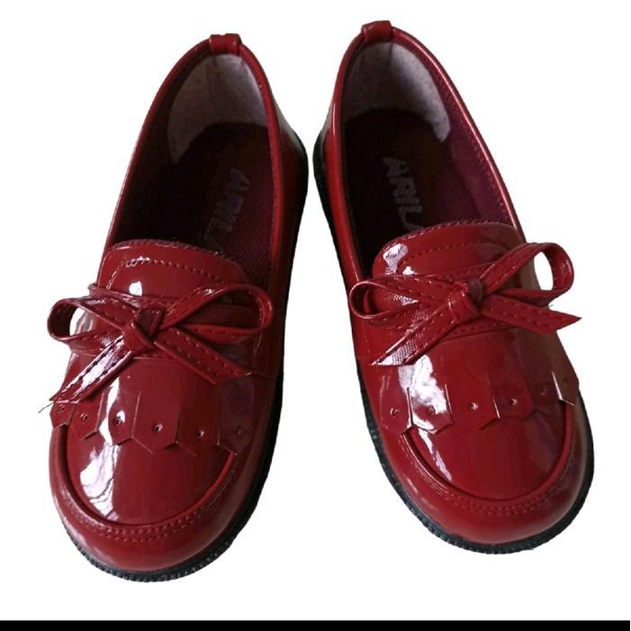 Sepatu Anak Cewek Perempuan Korea Sepatu Sekolah Tk Paud 4 5 Tahun Sd 6 7 Tahun Pantofel Domart