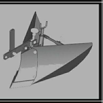 Ready Aksesoris Quick Cakar Baja Ridger Bedengan Gulutan Pembuat Parit