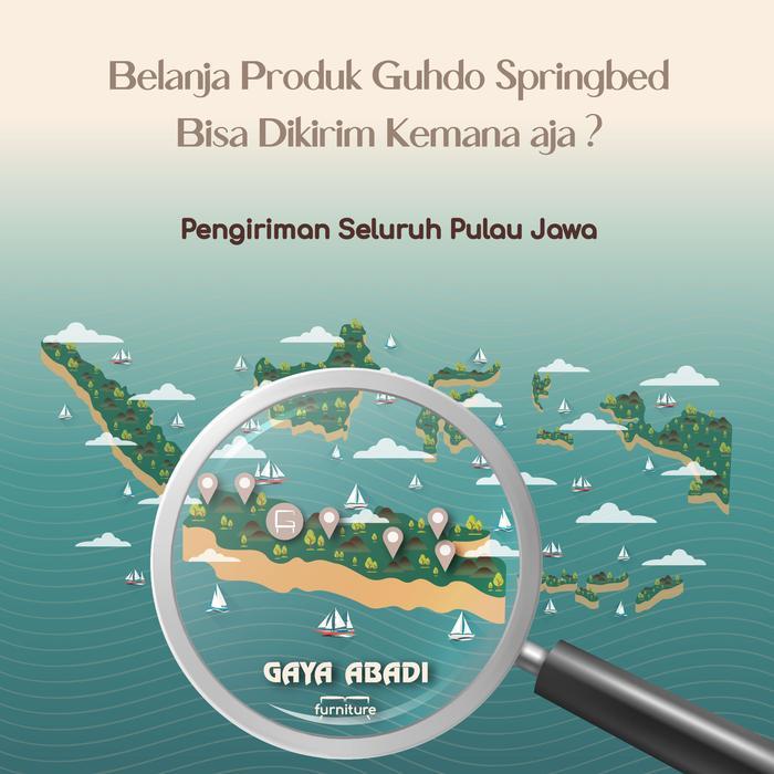 Springbed Guhdo 3 In 1 New Prima / Kasur Sorong 3 In 1 New Prima-Guhdo