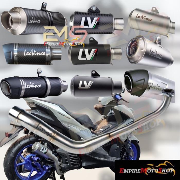Unik Knalpot Leovince Aerox 155 New Aerox155 Fullsystem Terlaris