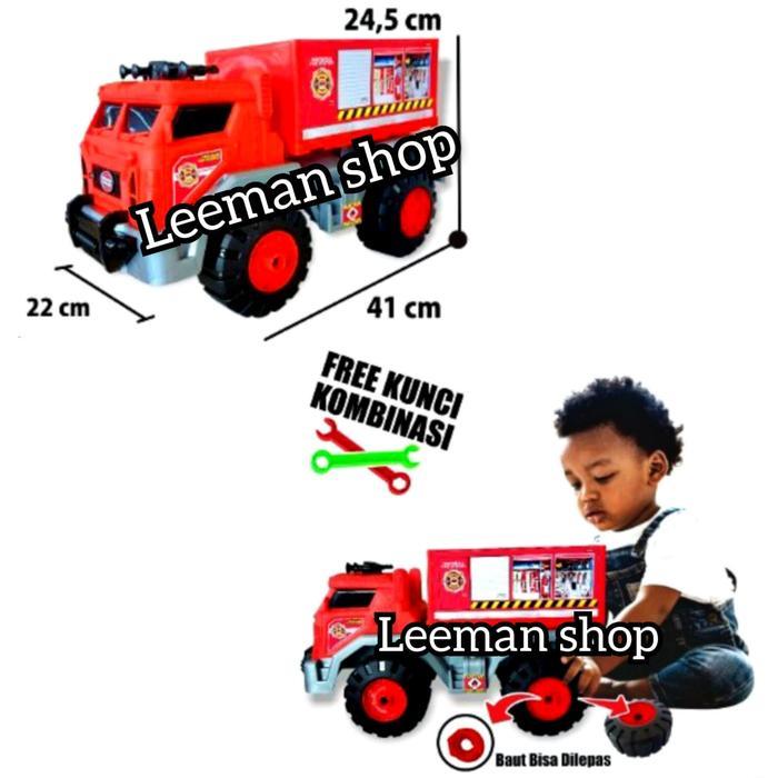 Ready MAINAN MOBIL PEMADAM KEBAKARAN TRUK DAMKAR BESAR - AK55