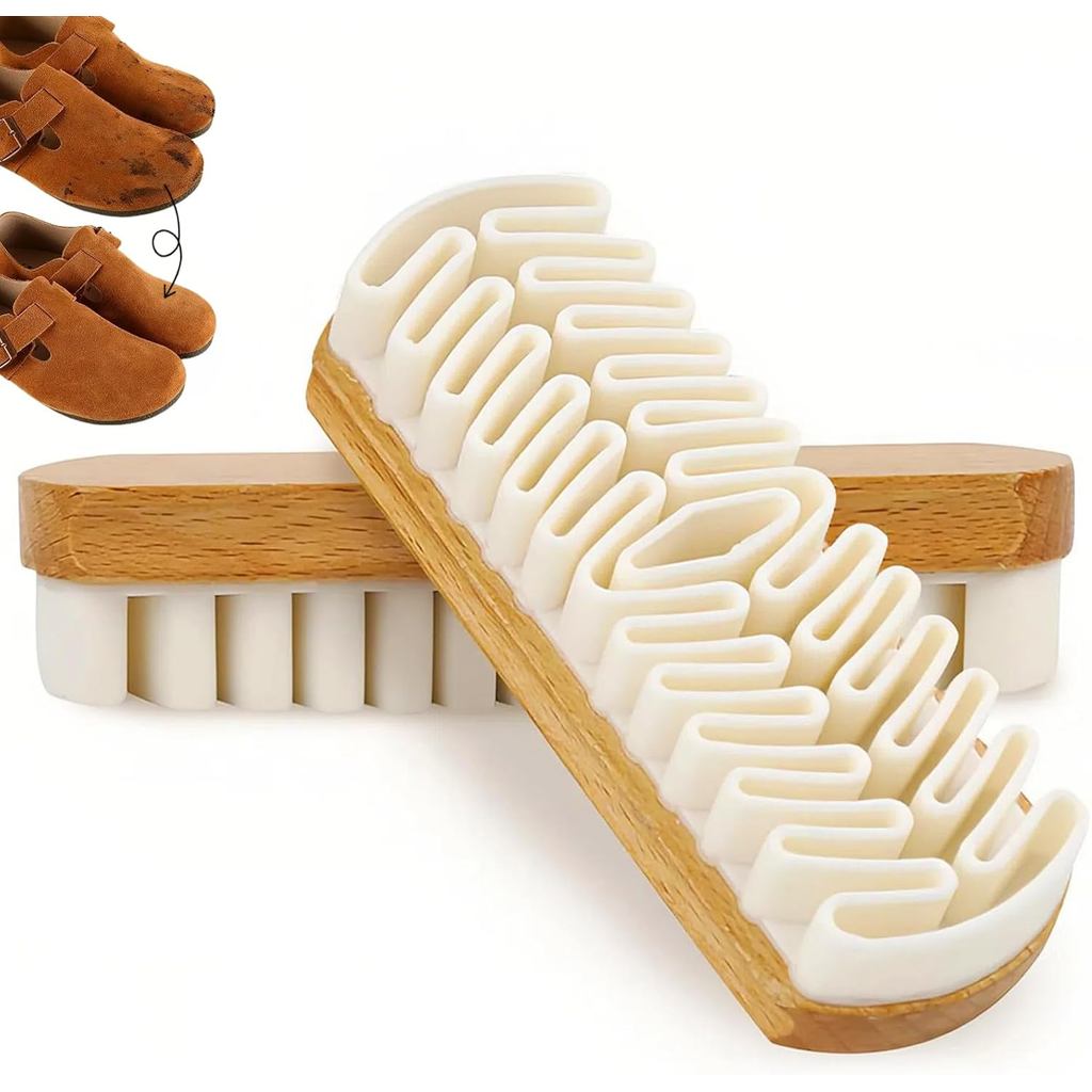 2in1 Suede Shoe Brush and Eraser, Soft Suede Shoe Brush Cleaner for Shoes Bag Jacket Purse Sofa with