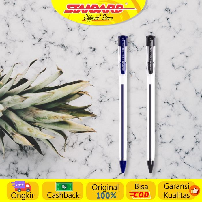 8opj- Standard - Pulpen Tecnogel 0.5 ( Alat Tulis / Pen / Ballpoint / Pena )