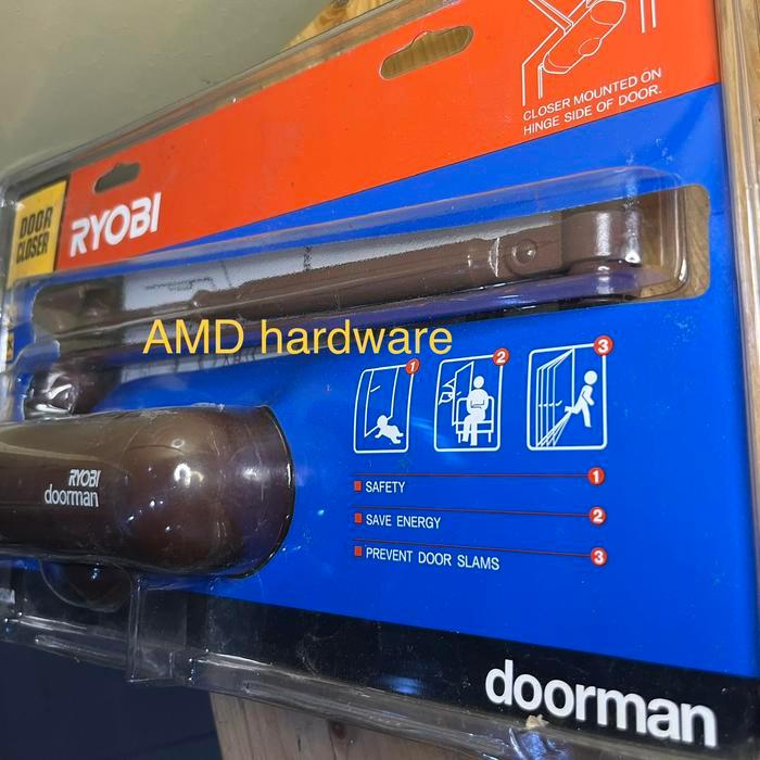 DOOR CLOSER RYOBI HDC12SA ORIGINAL JAPAN PENUTUP PINTU Hidrolik Doorma