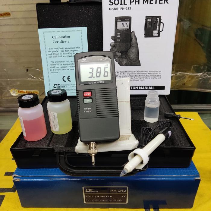 Lutron PH-212 Soil PH Meter - alat ukur PH tanah, daging, cream, makanan