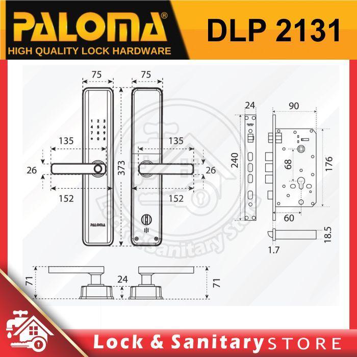 Kunci Elektronik PALOMA DLP 2131 Smart Door Lock Digital Lock