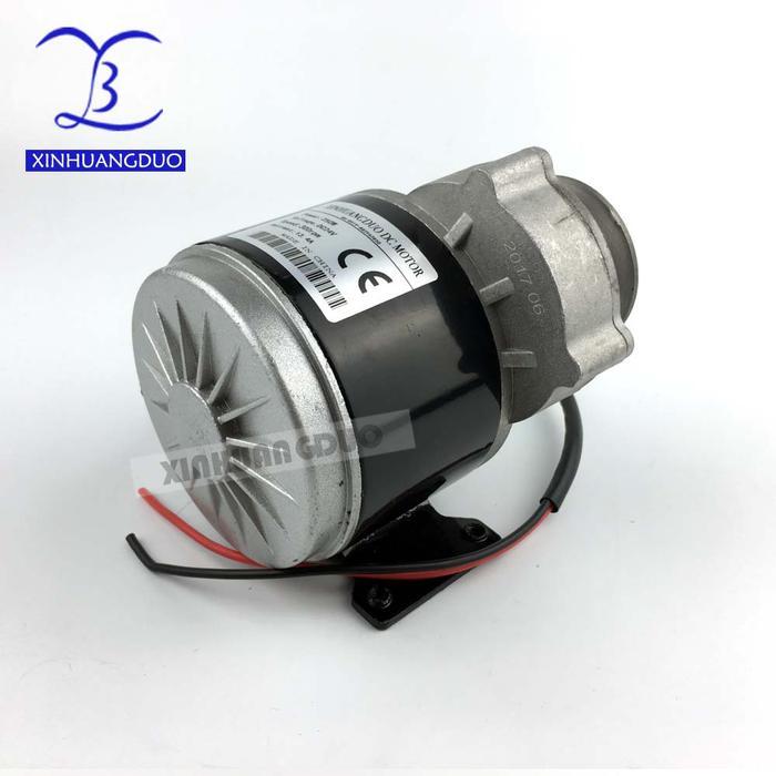 350W 24V 36V Dc Gear Brushed Motor With Belt Pulley My1016Z3 300 Rpm