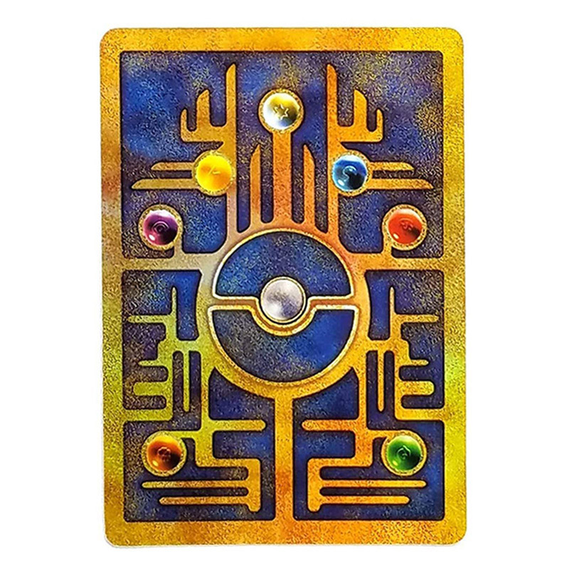88X63Mm Pokemon Mew Self Made Metal Card Gold Card - Ancient Mew Promos Collection Toys for Children