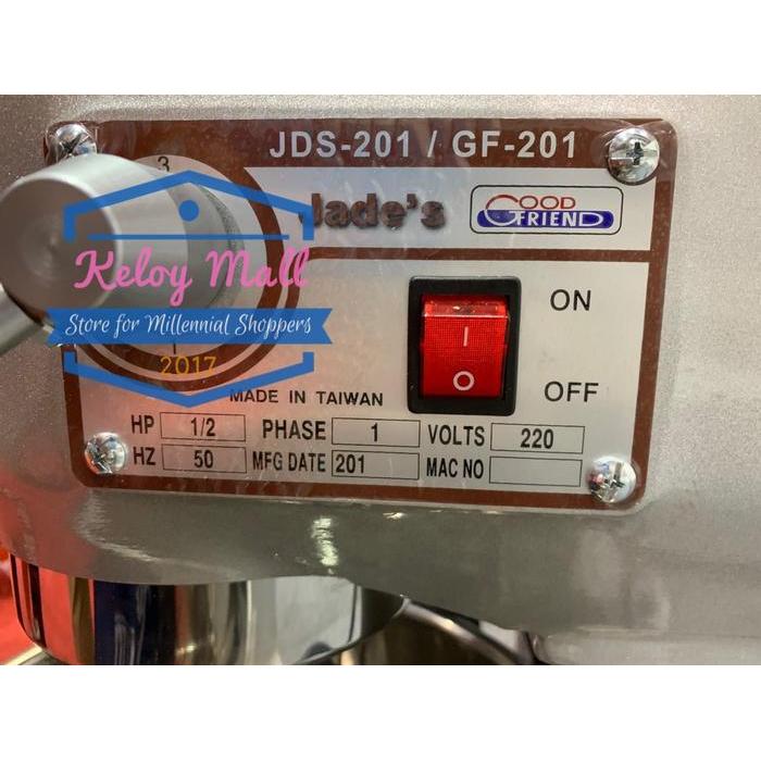 Mixer Jds Taiwan 20 Liter Mixer Roti Good Friend Jds-201