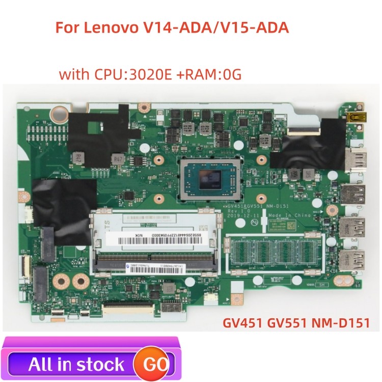 For Lenovo V14-ADA / V15-ADA laptop motherboard GV451 GV551 NM-D151 motherboard FRU:5B20S44481 with 