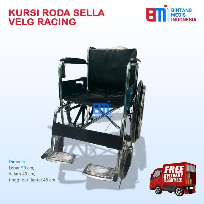 JUAL Kursi Roda Sella Velg racing - Kursi Roda Lipat Travelling Sella