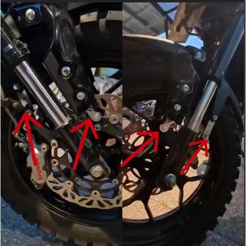 Bracket Braket Breket Raiser Dudukan Peninggi Spakbor XSR 155 XSR155