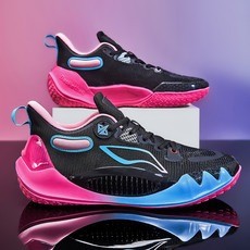 New Luminous Low Top Professional Basketball Shoes Light Soft Sole Springback Sports Shoes For Male