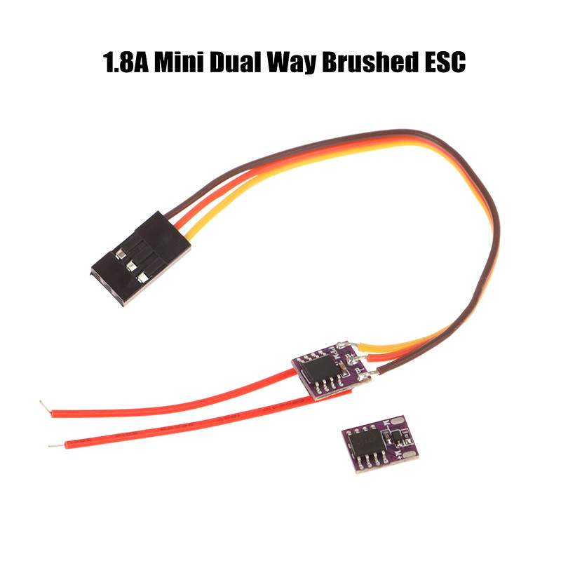 1S 1.8A Dual Way Brushed Esc Electronic Speed Controller Hollow Cup Motor Mini Way Brushed For Diy