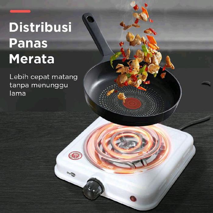 AFFSELV Kompor Listrik Portable Taffware Mini Induksi Electric 1000W