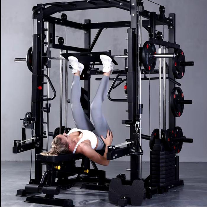 Smith Multi Fungsi USAFIT UF 019 Smith Machine 3D Fitness,Power Rack Fitness,Power Cage,Multi Fungsi