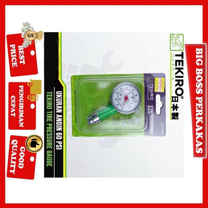 b881- Tekiro Pengukur Tekanan Angin Ban 60 Psi / Tire Pressure Gauge Dial