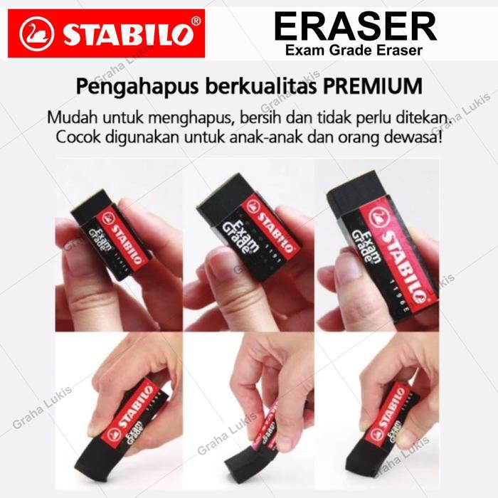 STABILO Exam Grade Eraser / Penghapus Pensil Ujian